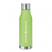 Garrafa verde com logótipo 600 ml Garrafa verde com logótipo 600 ml